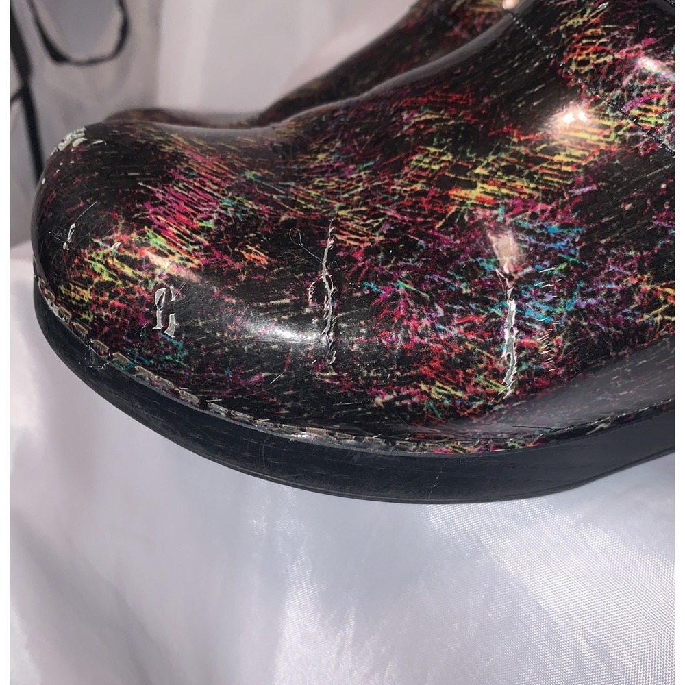 Dansko Patent Leather Rainbow Clogs 40 (9.5 - 10) - Picture 6 of 9